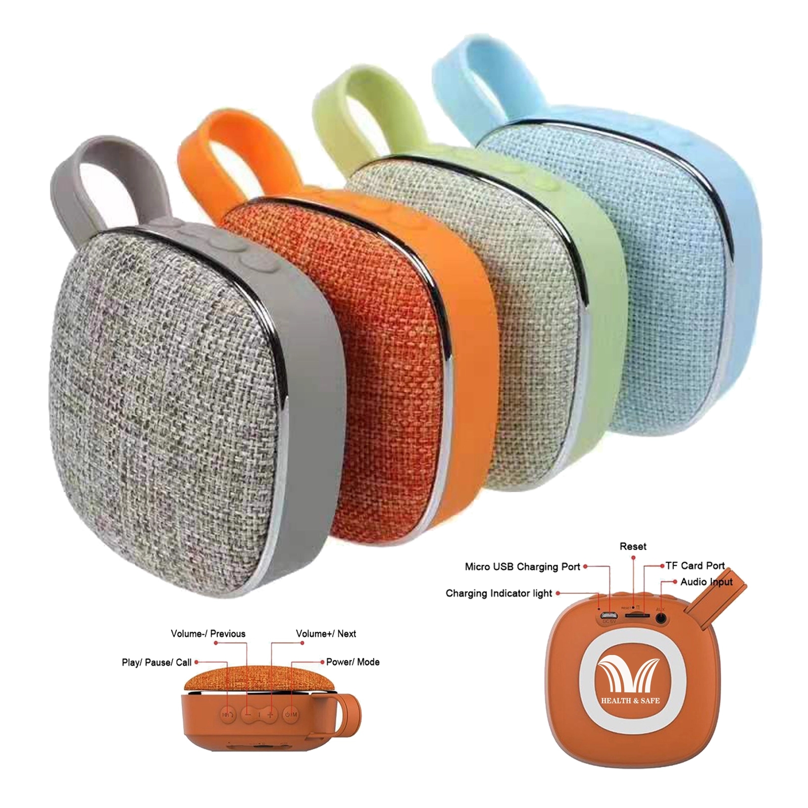 Outdoor Fabric Bluetooth Speaker 3