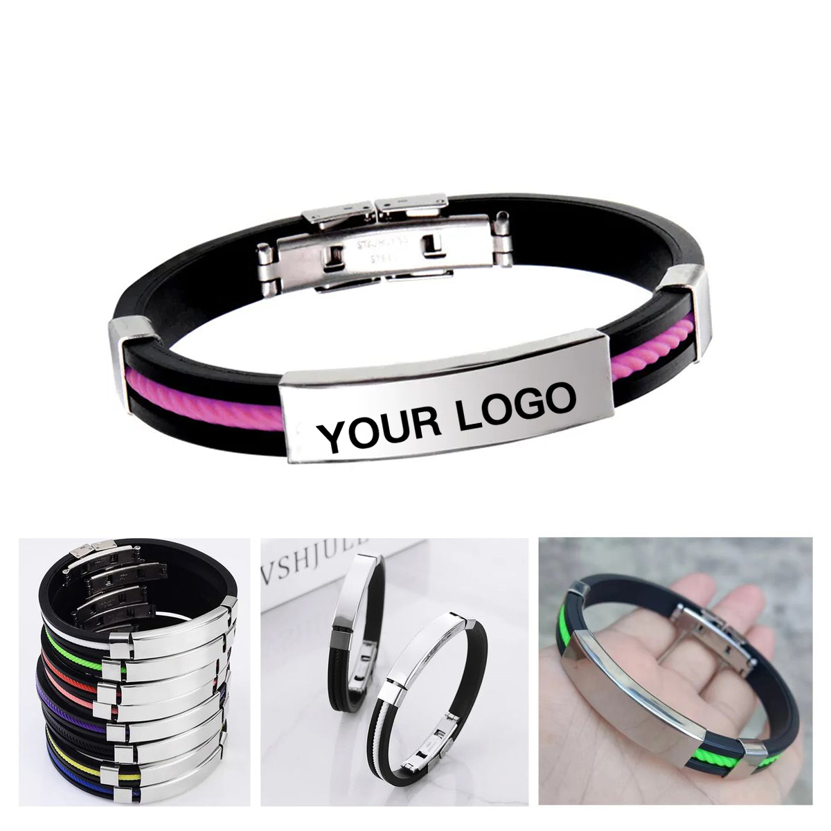 Lightweight Titanium Bracelet with Modern Design 9