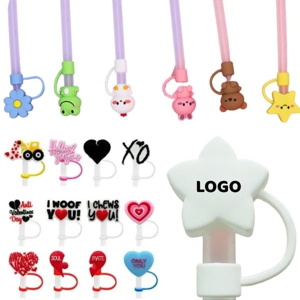 Silicone Straw Cap with Personalized Eco-Friendly Cover 3