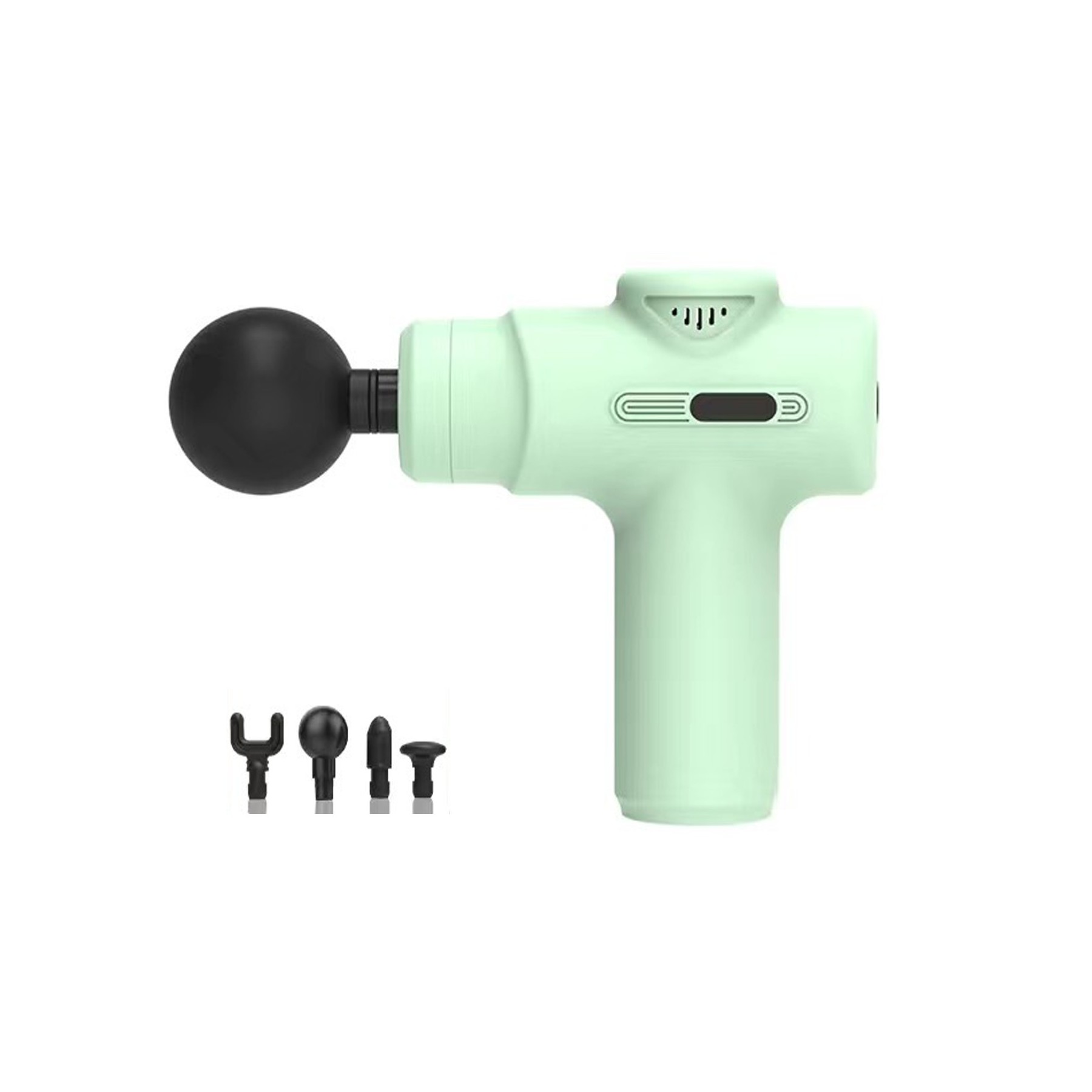 Mini Rechargeable Fascia Gun With Four Massage Heads 4