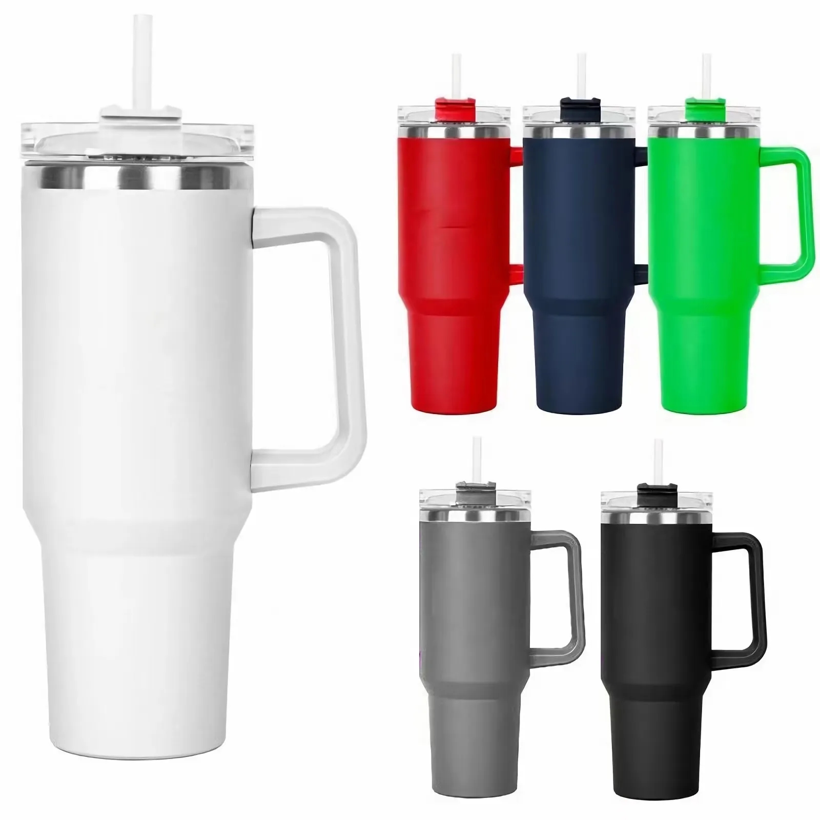 40oz - Stainless Double Wall Handle Mug 3