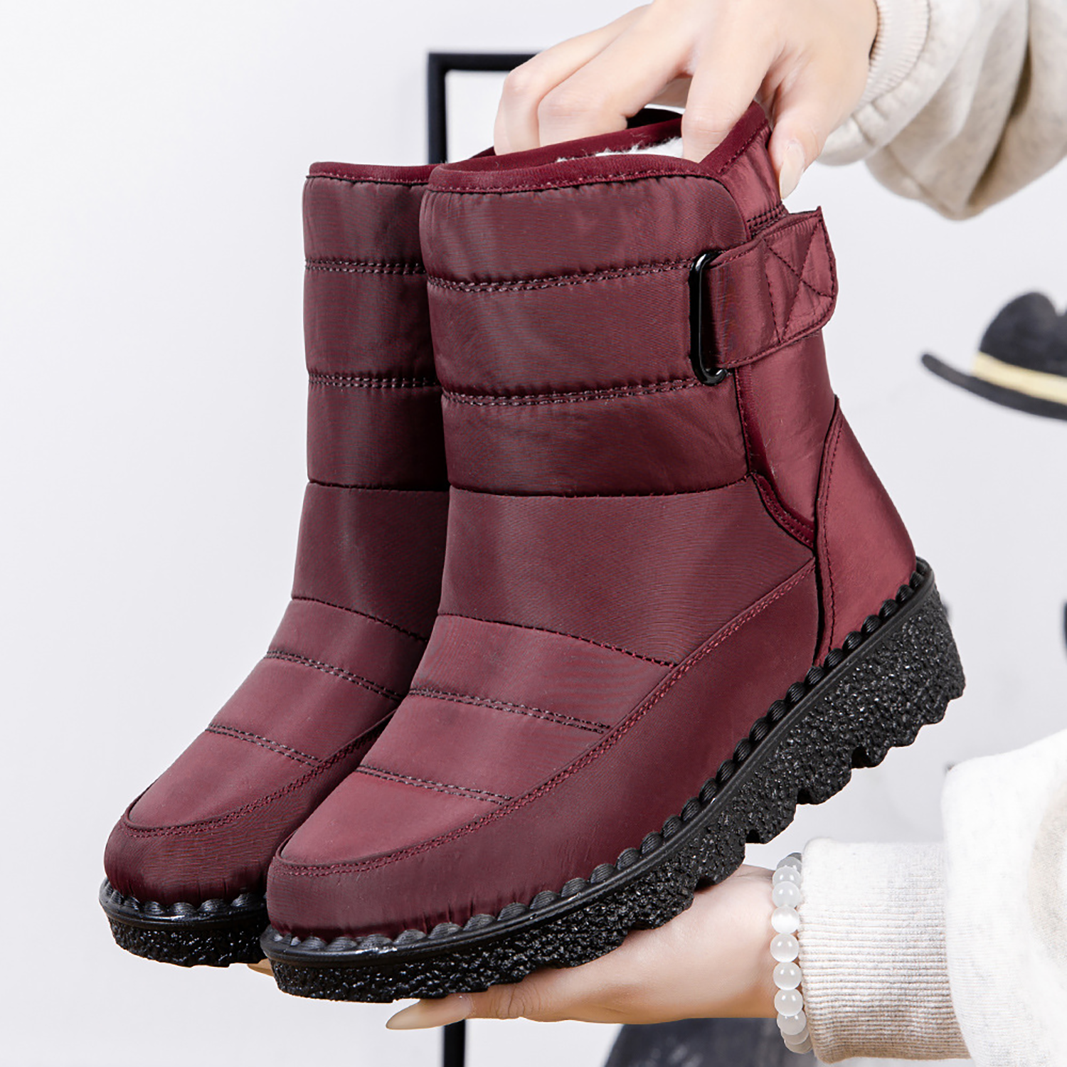Warm Waterproof Winter Snow Boots 6