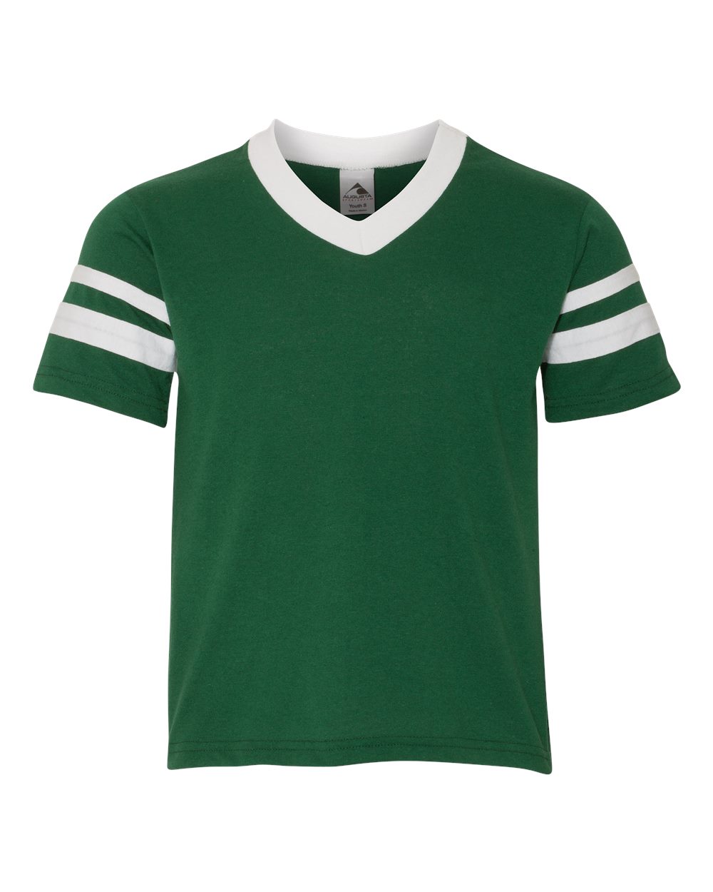 Youth V-Neck Jersey with Striped Sleeves - 361 3
