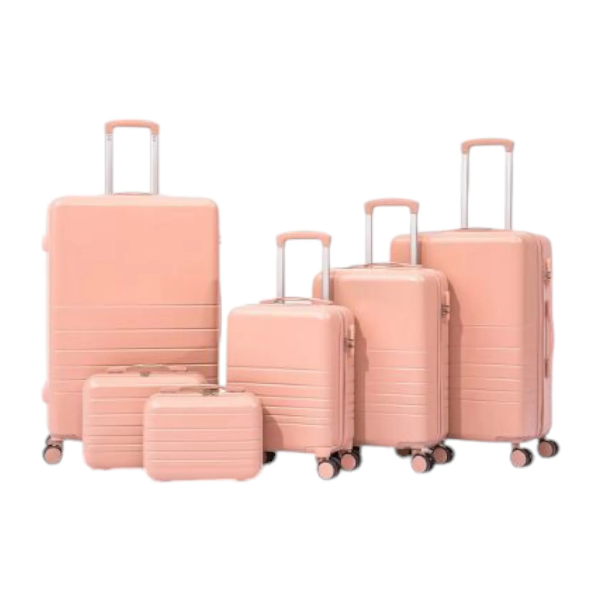 6-Piece Hardside Luggage Set with Spinner Wheels 4