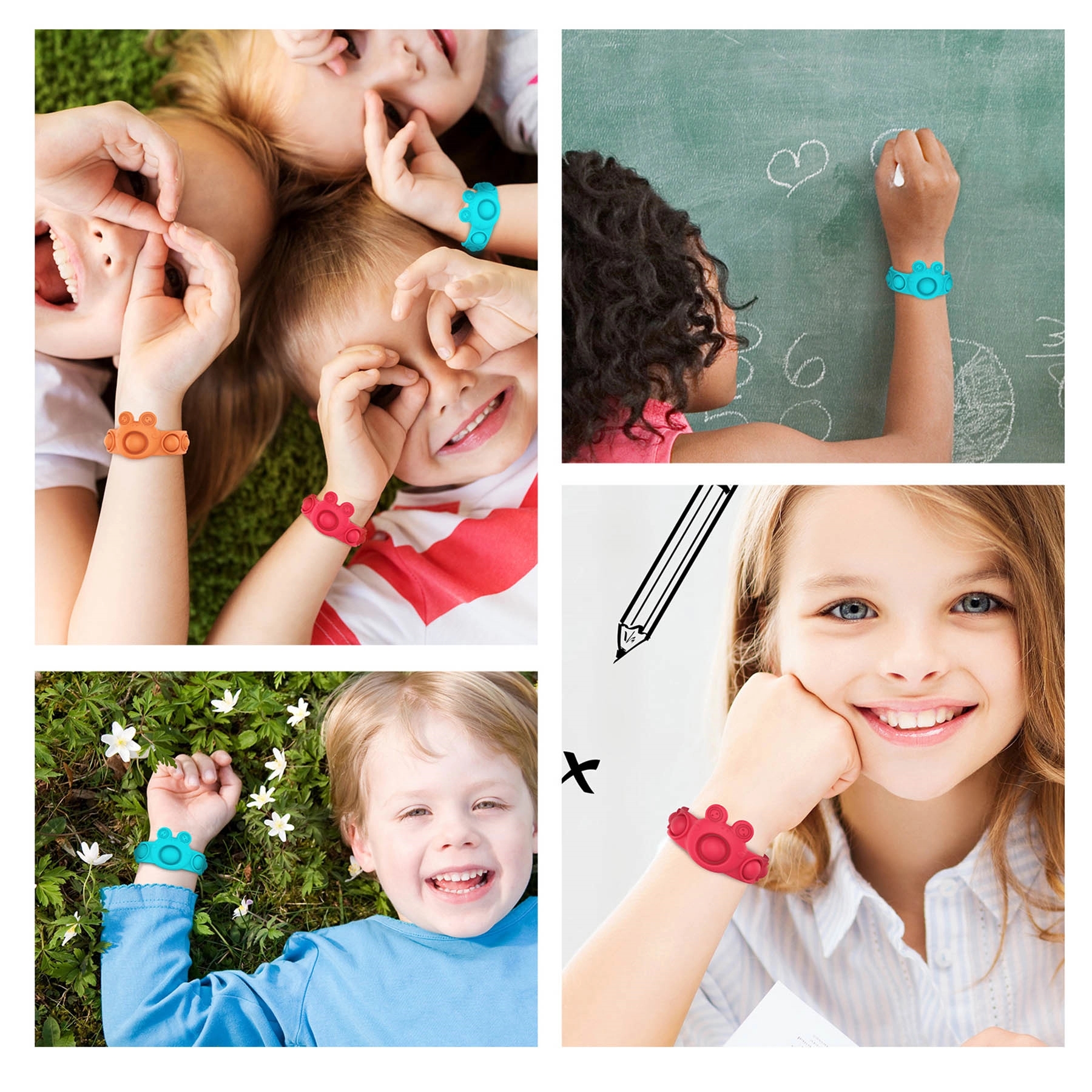 Stress Relief Wristband Fidget Toy Portable Sensory Bracelet 8