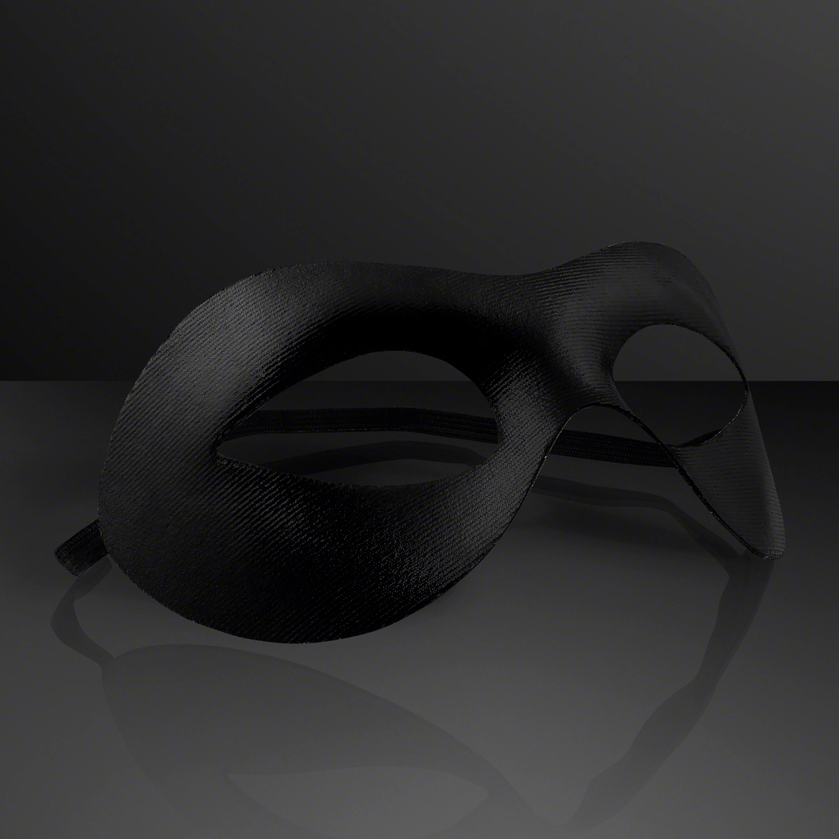Black Classic Superhero Mask (NON-Light Up) 3