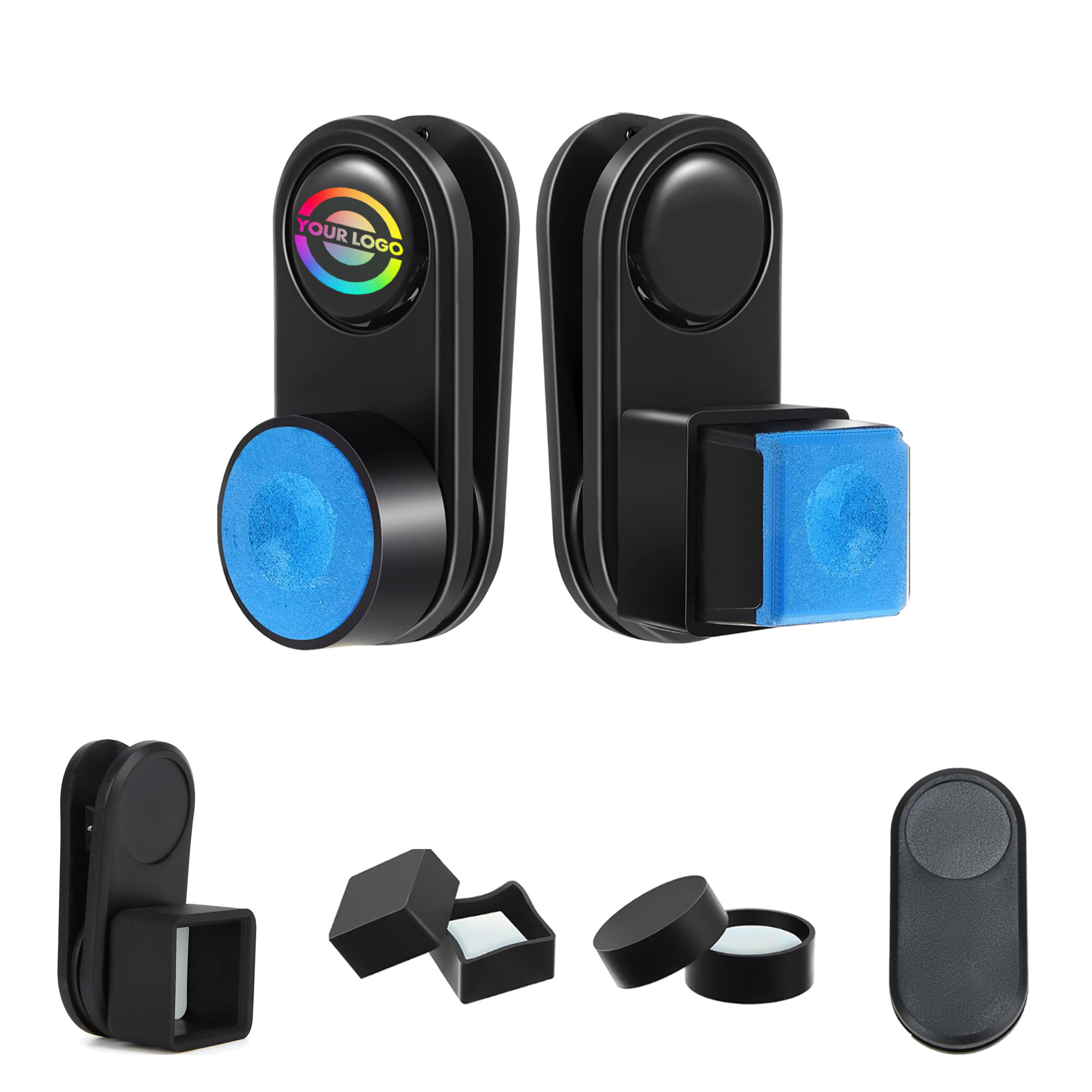 Full Color Portable Magnetic Billiard Chalk Holder MOQ 50 2