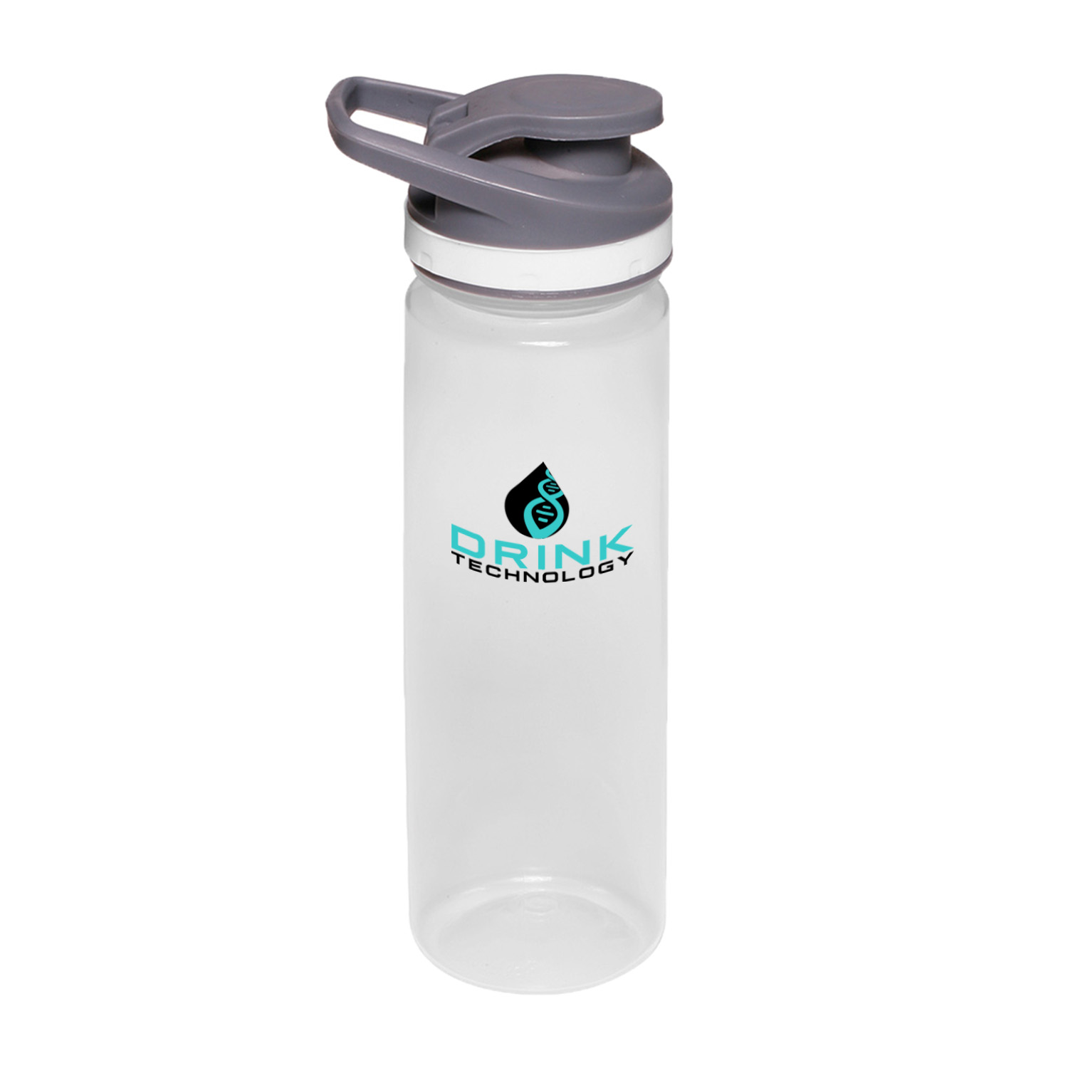 22 oz. Ebro Plastic Sports Water Bottle (2 Color Imprint) 4