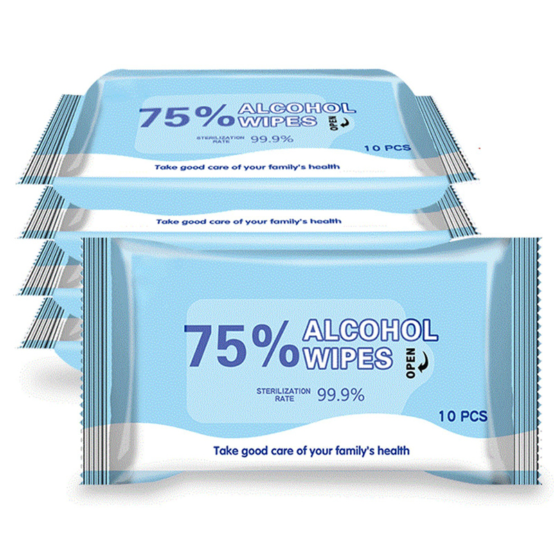 Disposable 75% Alcohol Disinfecting Wet Wipes 3