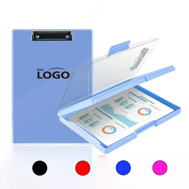 Multifunctional Transparent Clipboard with Storage and Dry-Erase Surface 3