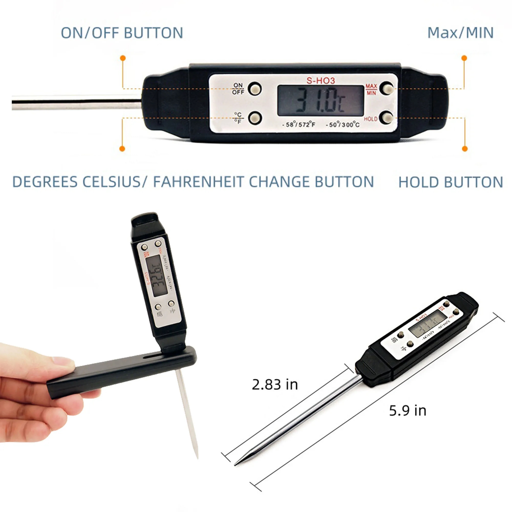 Digital Food  Thermometer 1