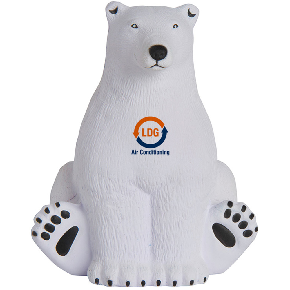 Sitting Polar Bear Stress Reliever 5