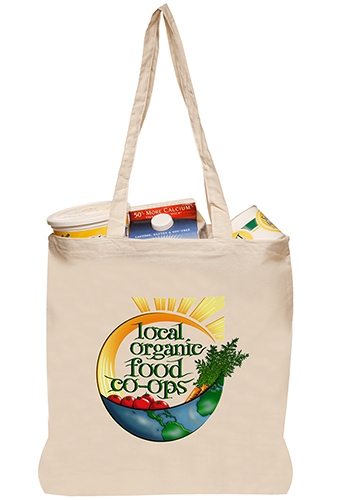 5 oz. Natural Cotton Tote Bag 2