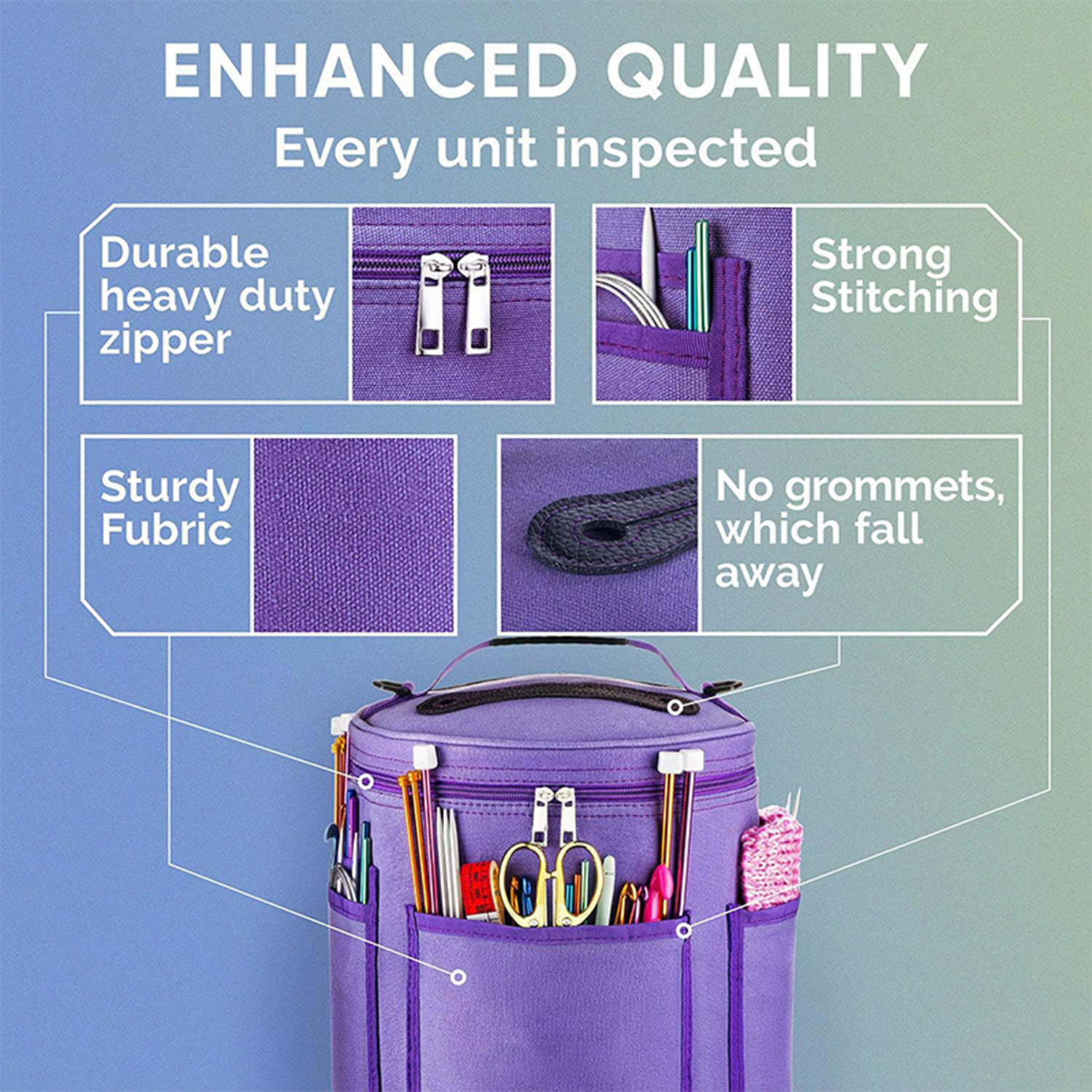 Knitting Bag Yarn Storage 5