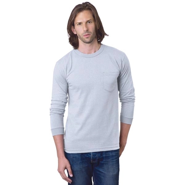 Unisex Pocket Long Sleeve Crew 3