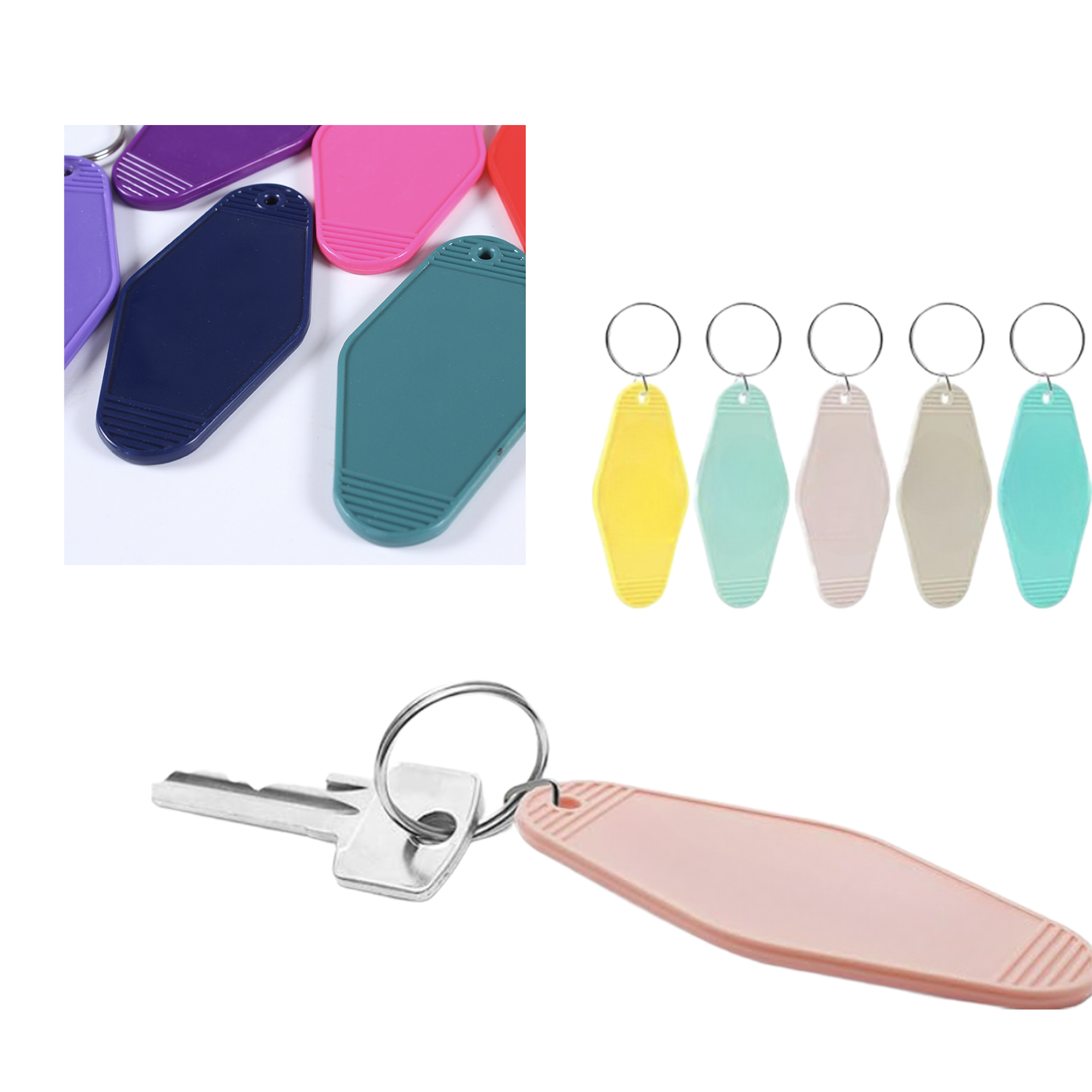 MOQ 10 PCS Informative Keychain Luggage Tag 2