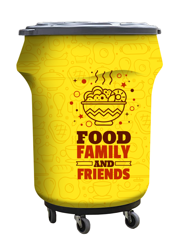 Trash Can Cover - 32 Gallon Size 1