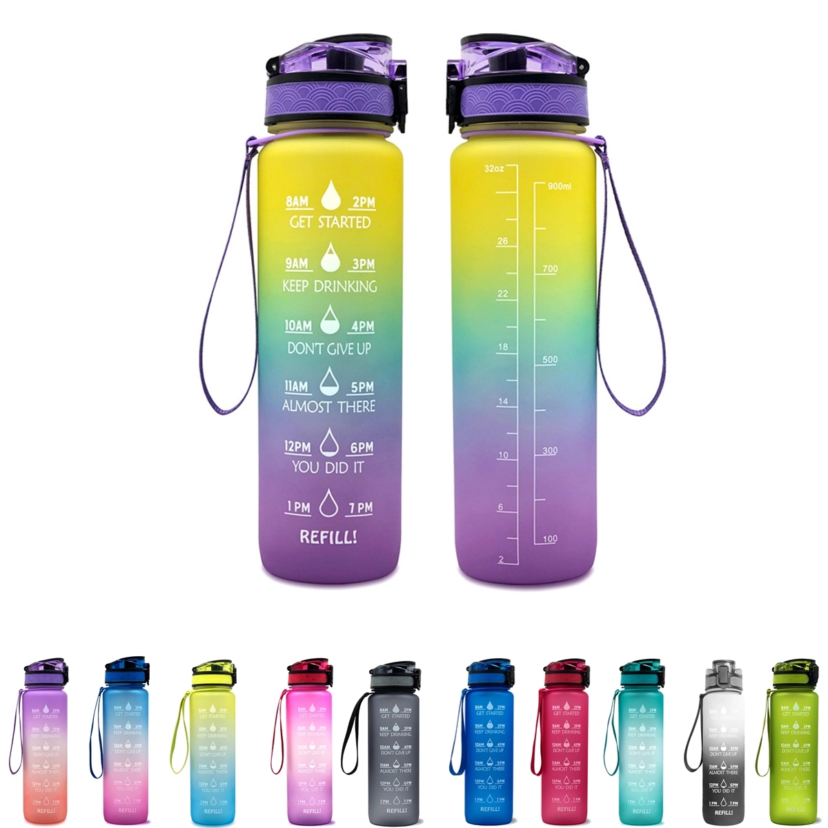 32oz Leakproof BPA Free Drinking Water Bottle 3