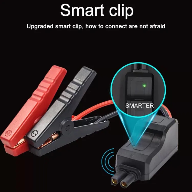 Emergency Car  Jump Starter with Smart Jumper Cable 10