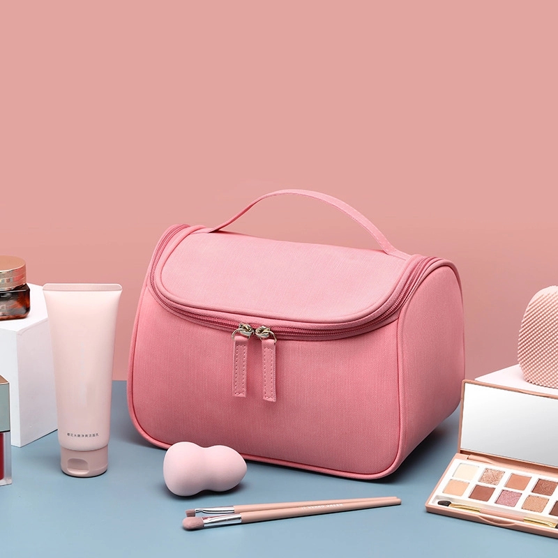 PU Travel Toiletry Organizer Bag & Makeup Cosmetic Handbag 9