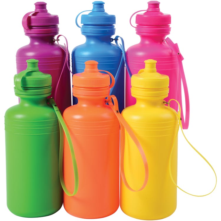 Plastic Water Bottles - Assorted 2