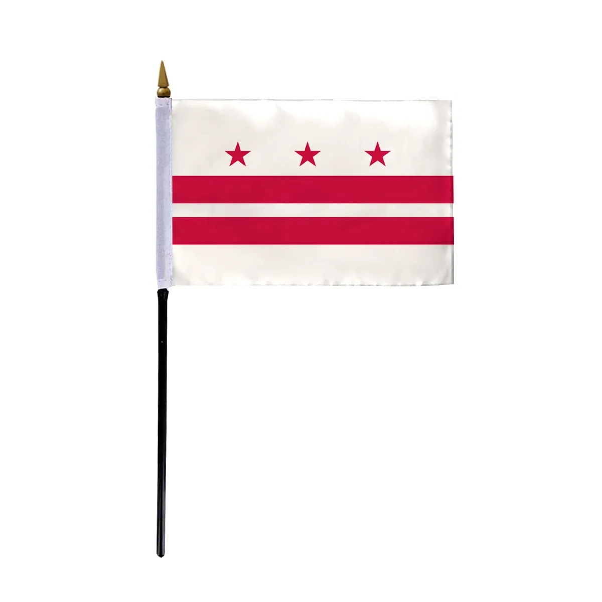 4x6"&12x18'' District of Columbia ePoly Printed Stick Flags 2