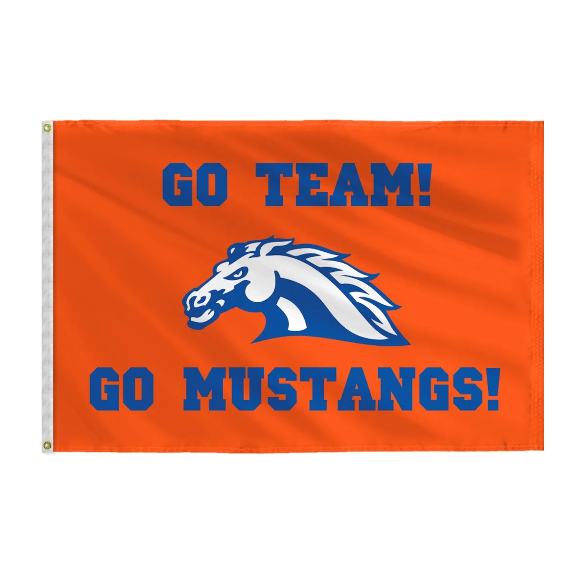 Mustang Head Mascot Flags 1