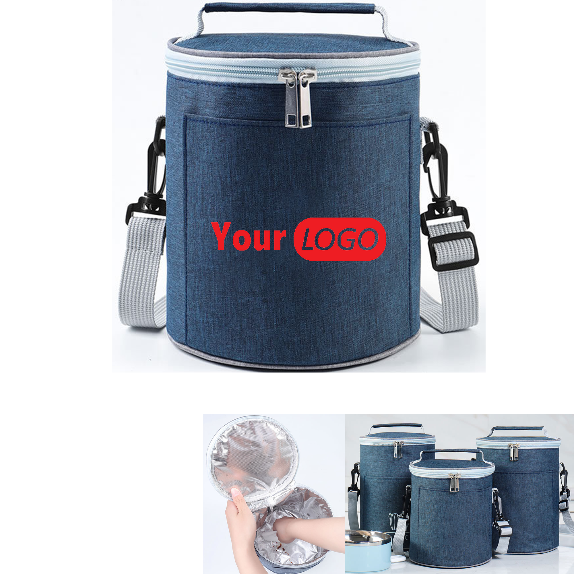 Lunch Round Collapsible Cooler Bag 2