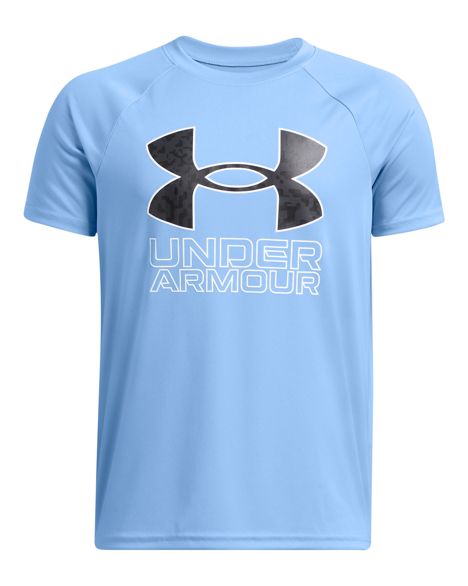 UA Tech Hybrid Print Boys' Short Sleeve 11