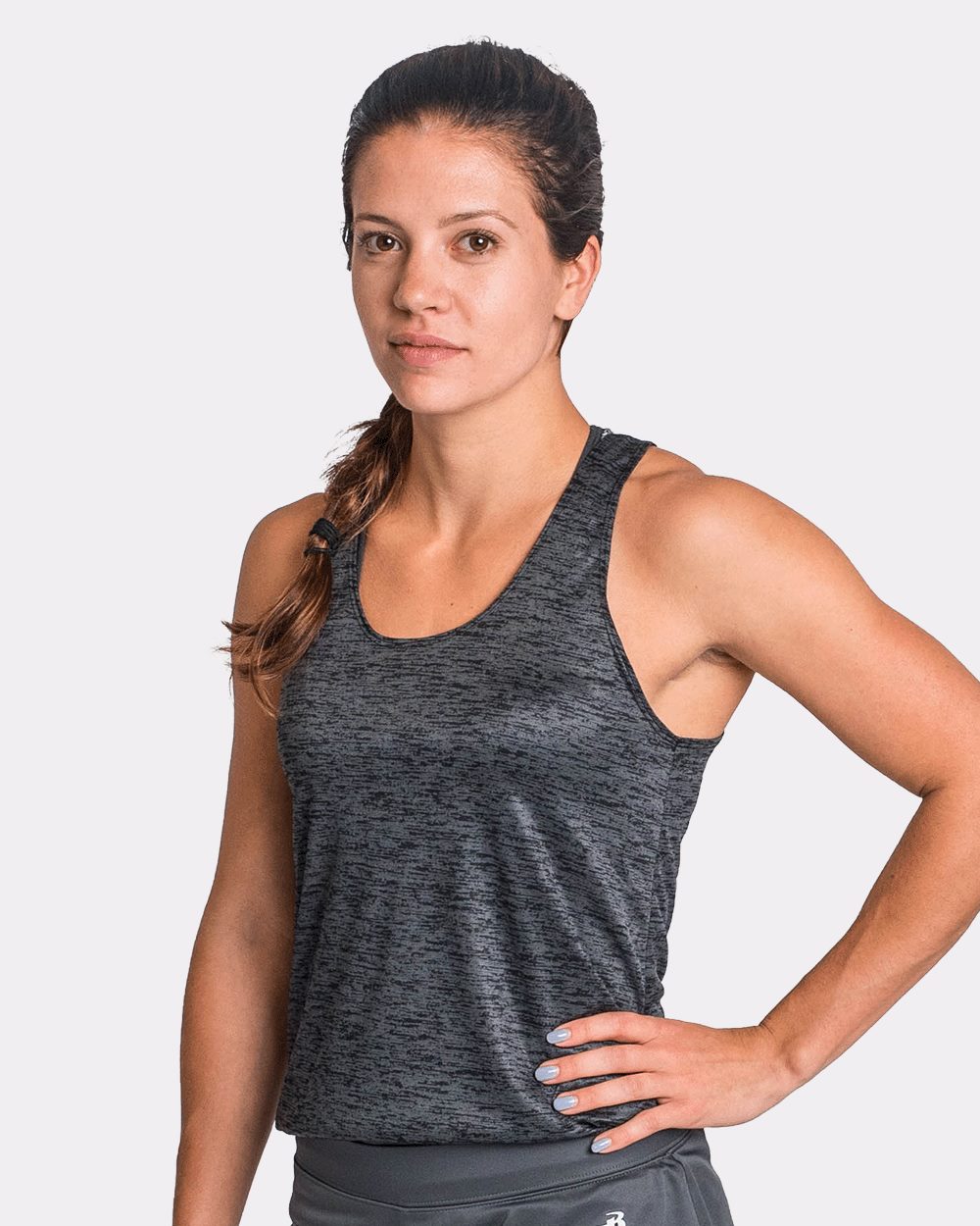 Women's Tonal Blend Racerback Tank Top - 4161 3