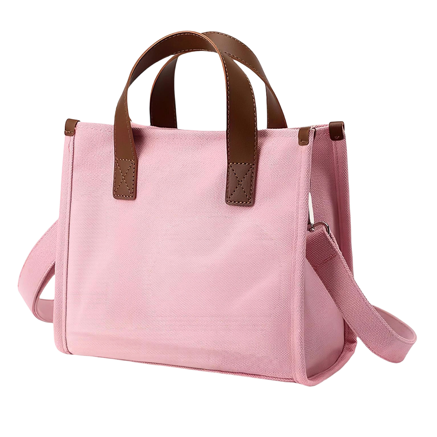 12OZ Magnetic Buckle Crossbody Canvas Bag (13.4'' x 11.4'' x 4.6'') 5