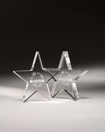 4" Star Paperweight Acrylic Award 2