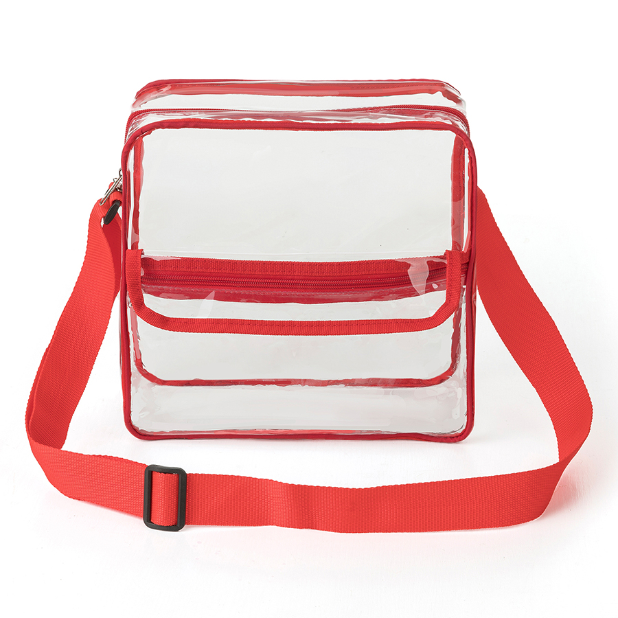Basic Clear Stadium Security Messenger Bag 8
