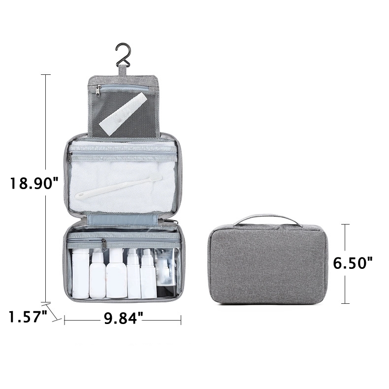 Hanging Travel Toiletry Bag & Makeup Cosmetic Organizer 12