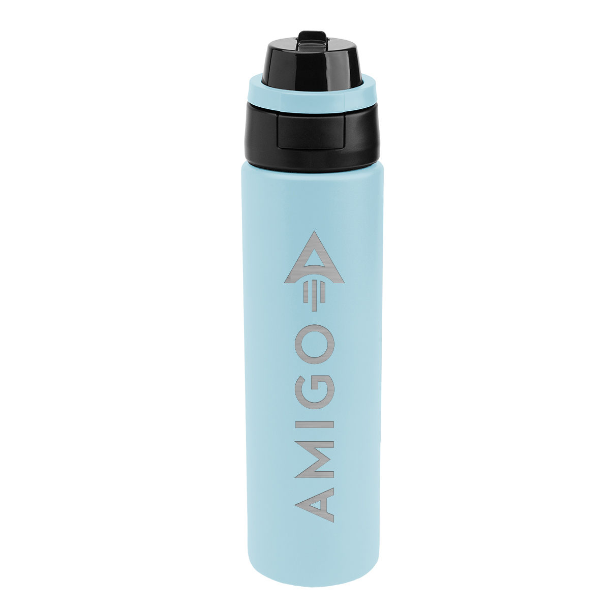 24 Oz. Pop Sip & Chug Recycled Stainless Steel Bottle, custom water bottle with logo imprint 28