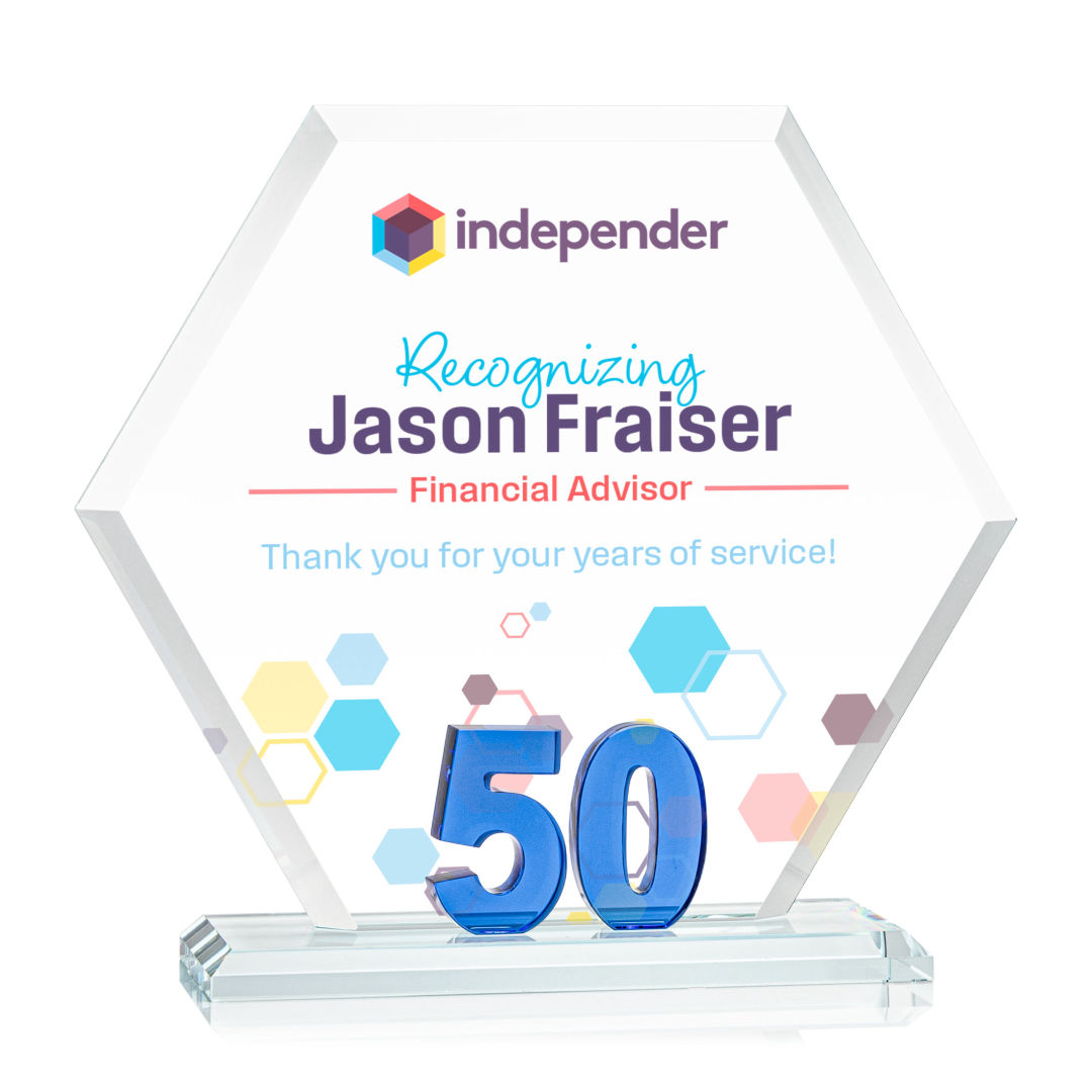 Riviera Anniversary VividPrint™ Award No 50 - Blue 2