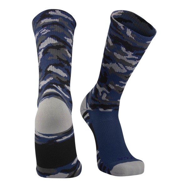 Elite Sports Socks Woodland Camo Crew 7