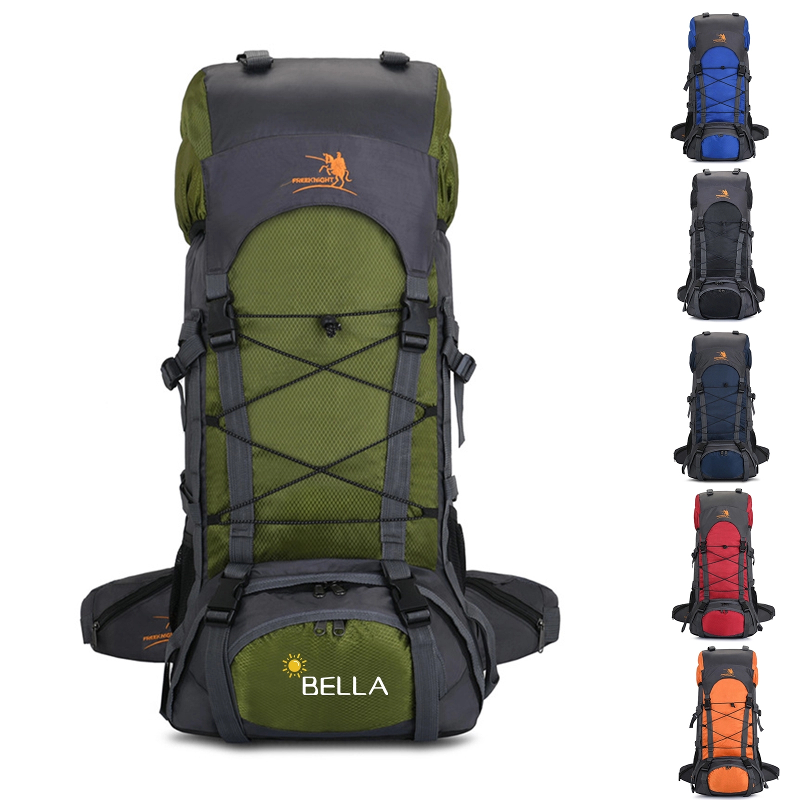 60L Waterproof Hiking Backpack - Daypack With Rain Cover 19