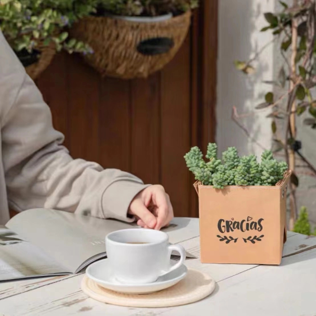 Washable Grease Proof Kraft Paper Basket 9
