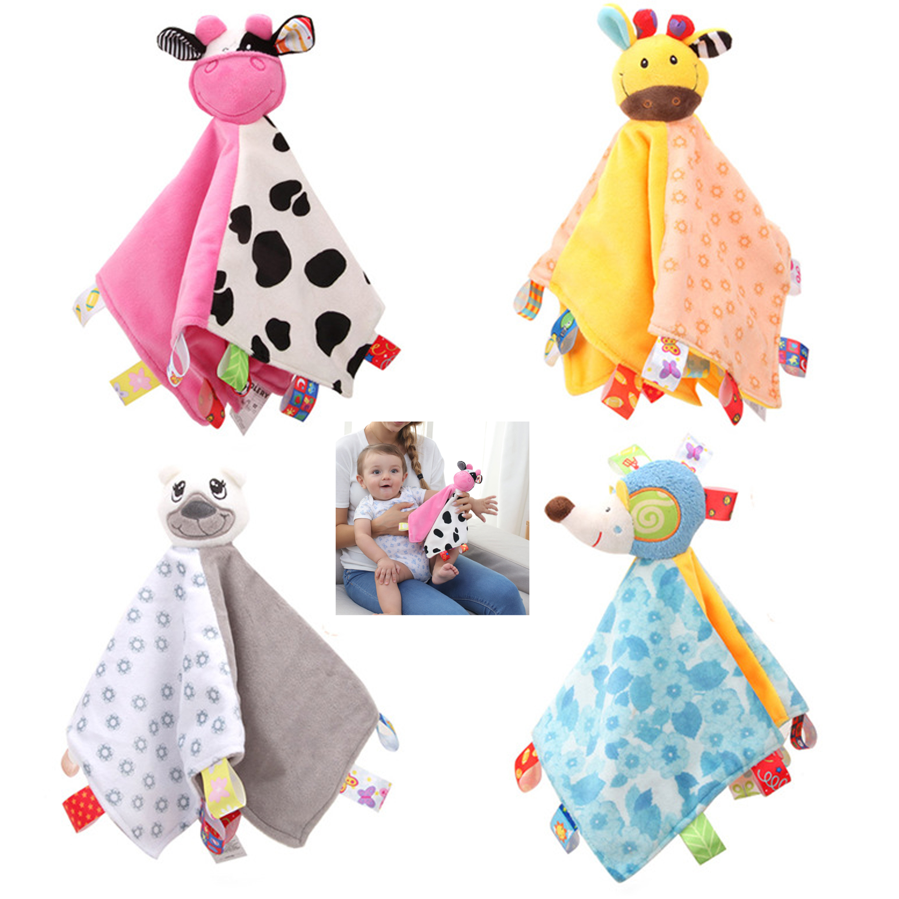 Custom Baby Shark Plush Lovey with Your Own Design