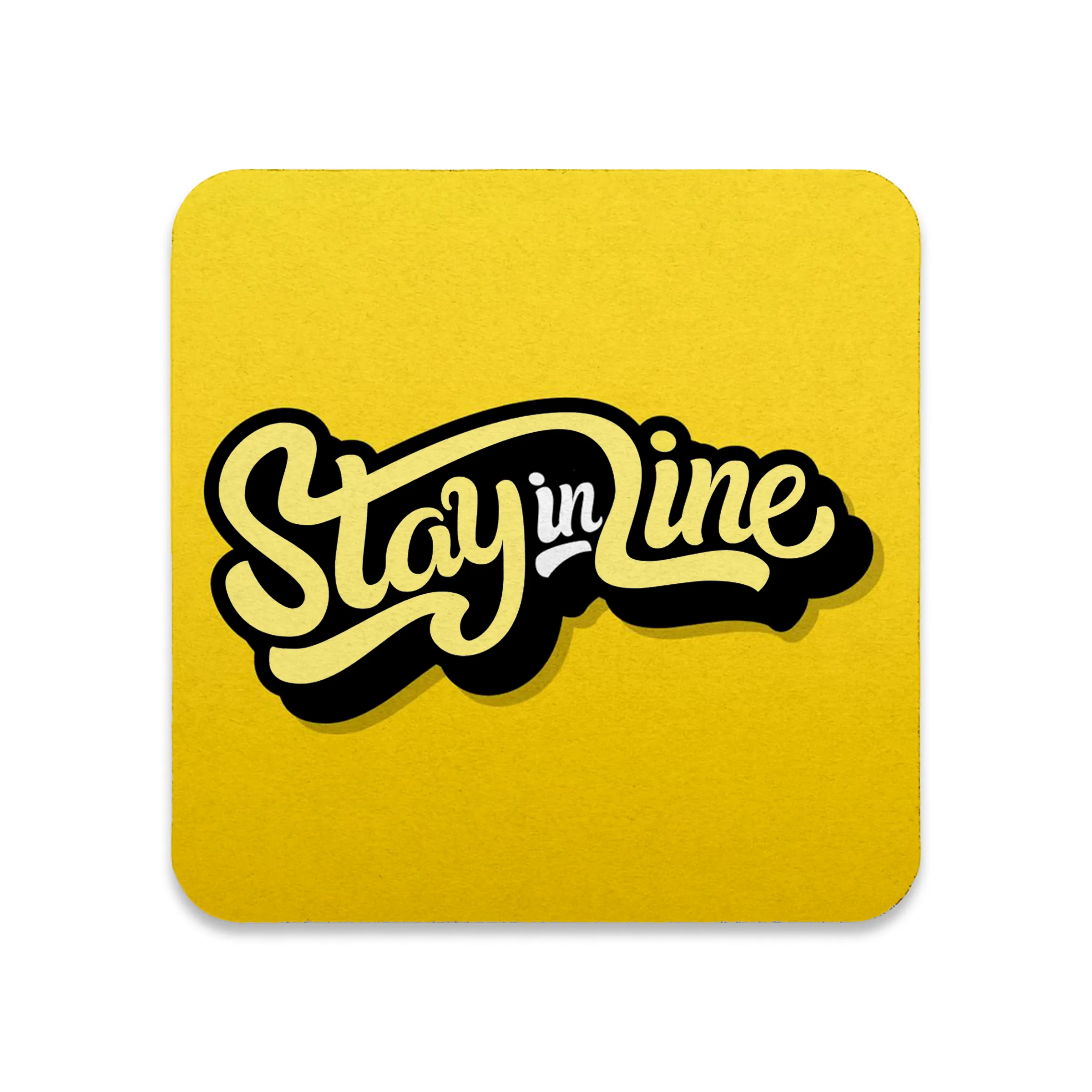 3.5" Square Pulpboard Coaster - 4 color print 4