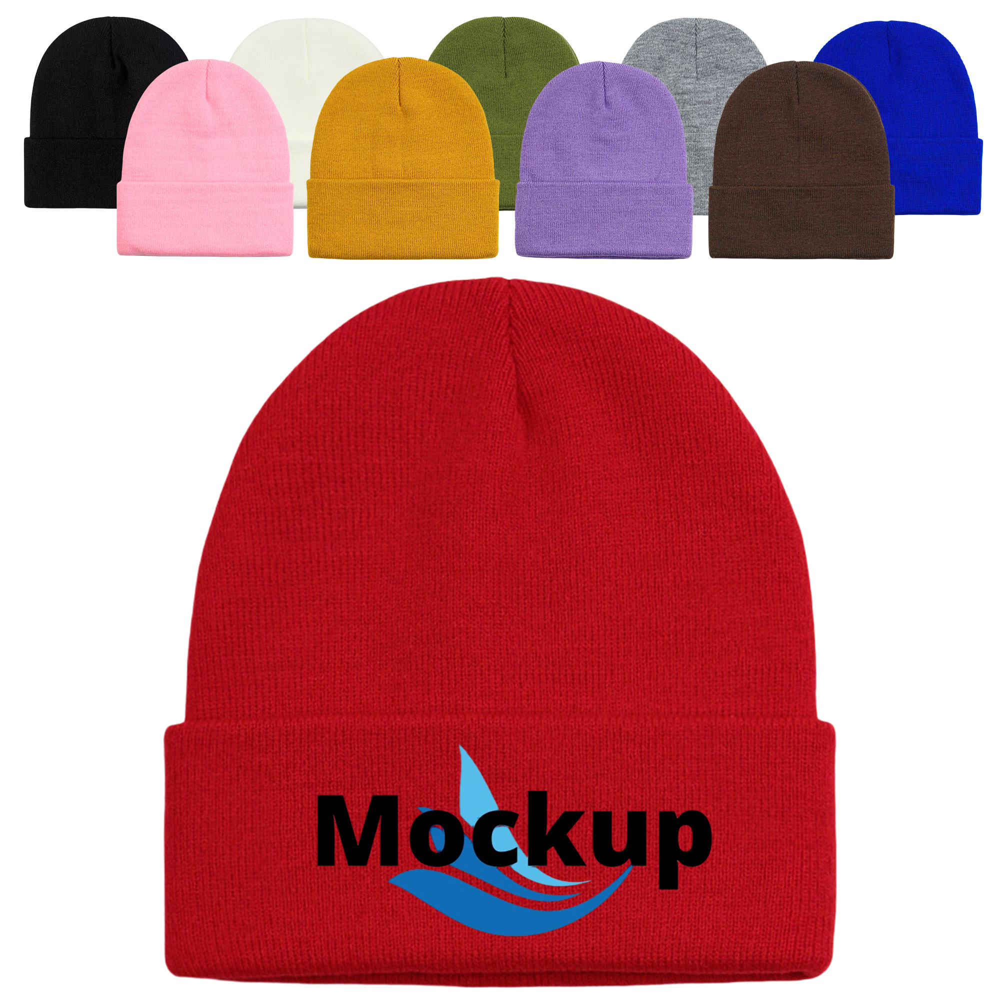 Winter Knit Cuffed Soft Beanie Hat 12