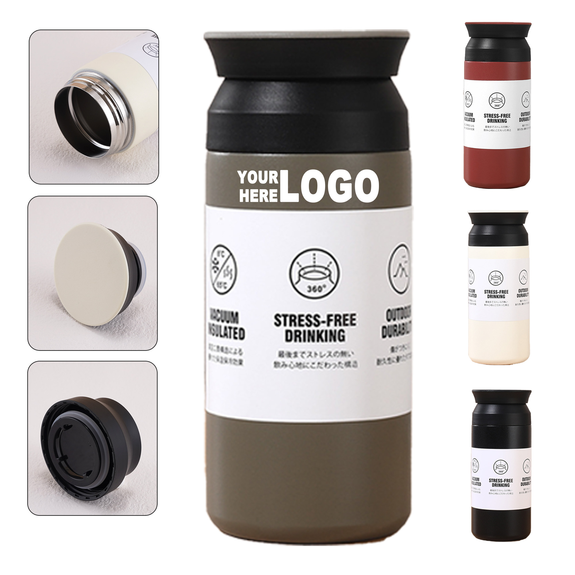 12oz 304 Stainless Steel Thermal Mug 2