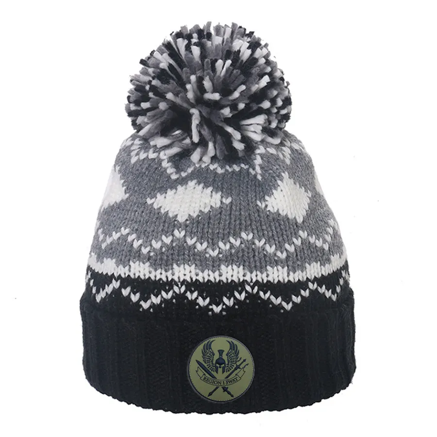 Mystical Acrylic Beanies w/ Pom 1