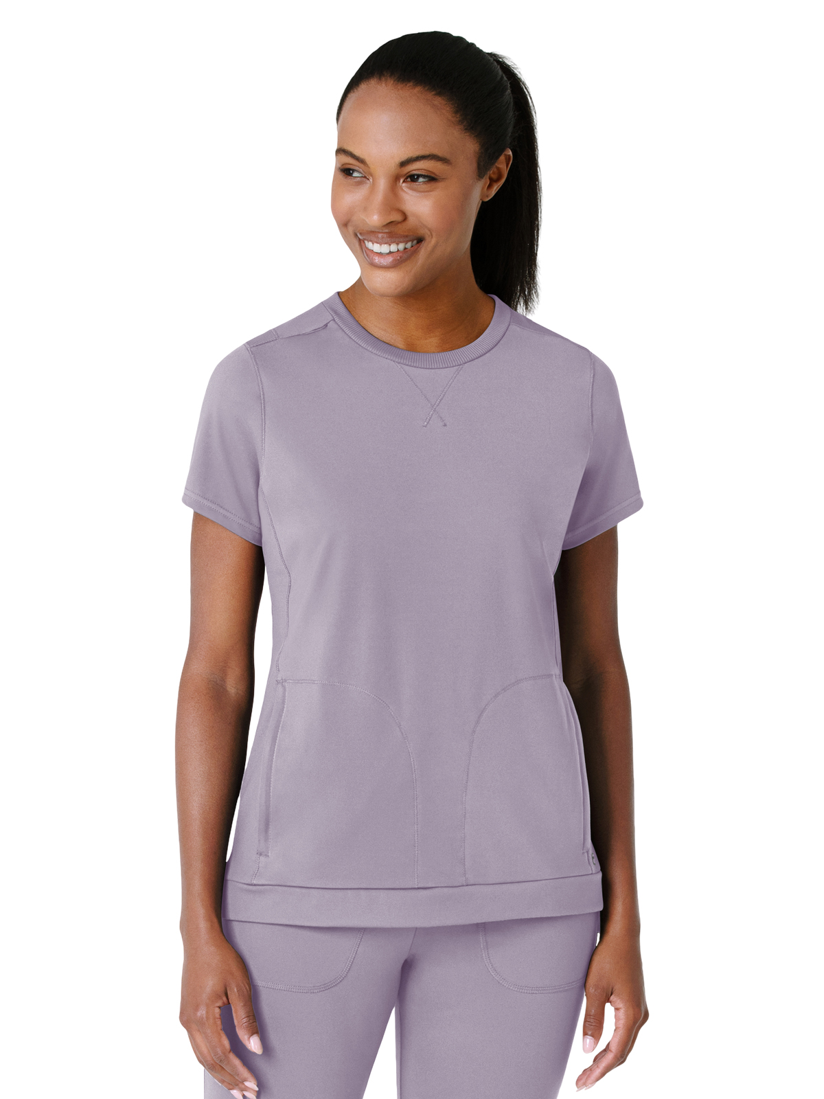 Wink - Renew Knit - Women's Two-Pocket Flex-n-Reach Crew Neck Top 24