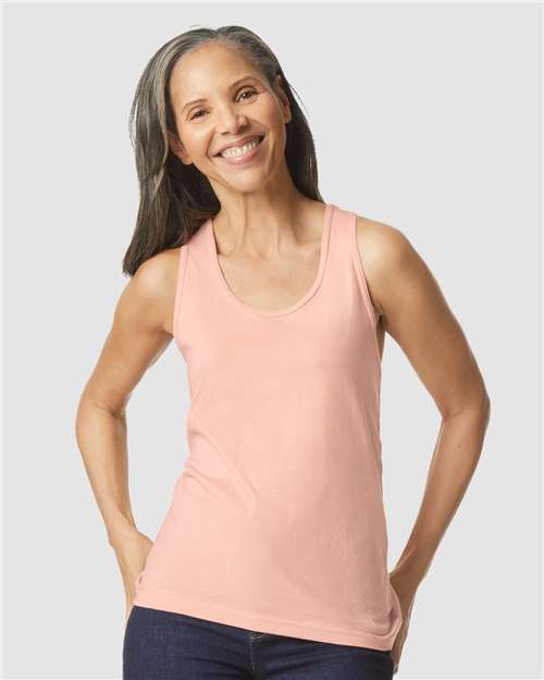 Women's Softstyle® CVC Racerback Tank Top - 64220LCVC 56