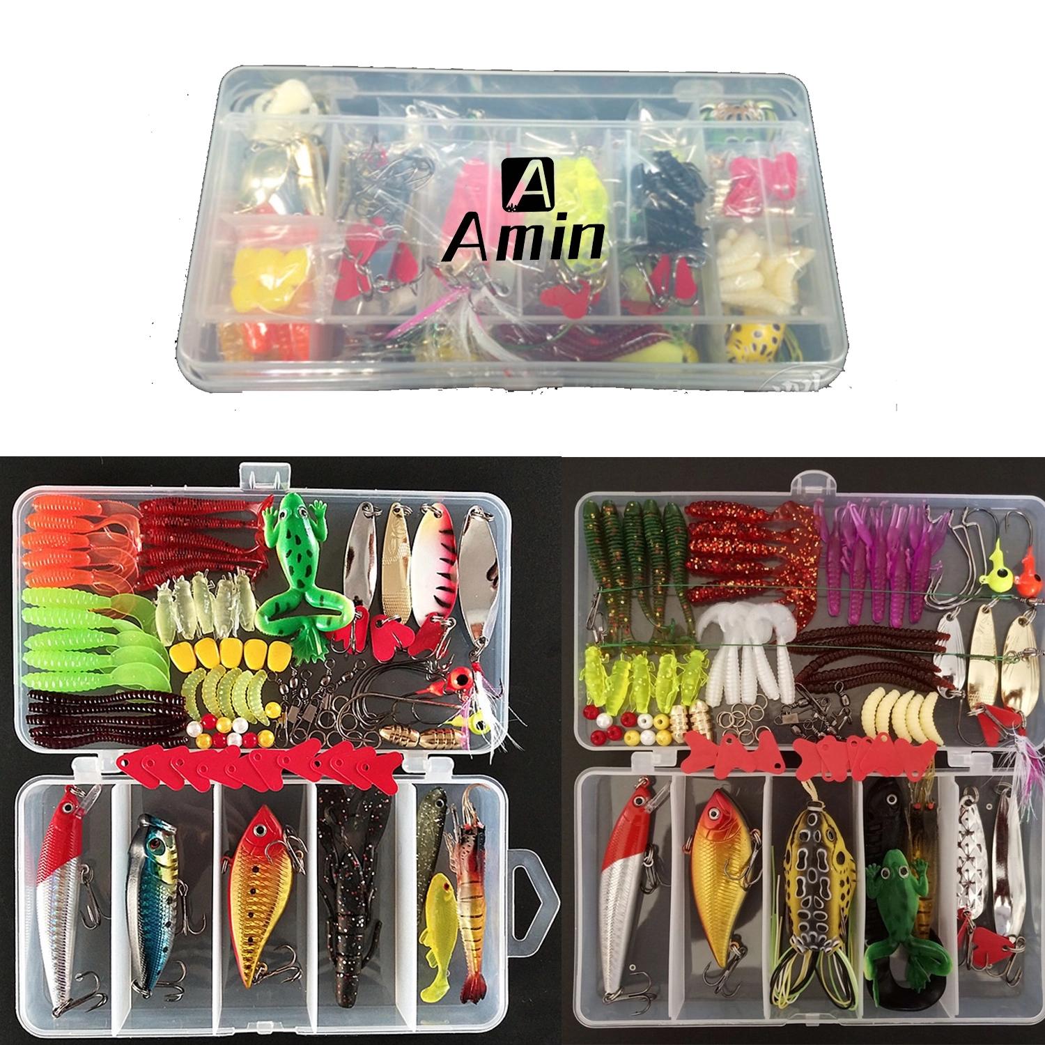 Fishing Lures Kit With Storage Box 2