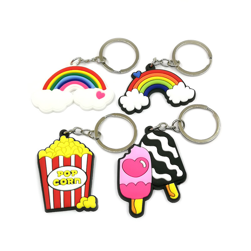 Custom Logo and Shape PVC Keychain 4