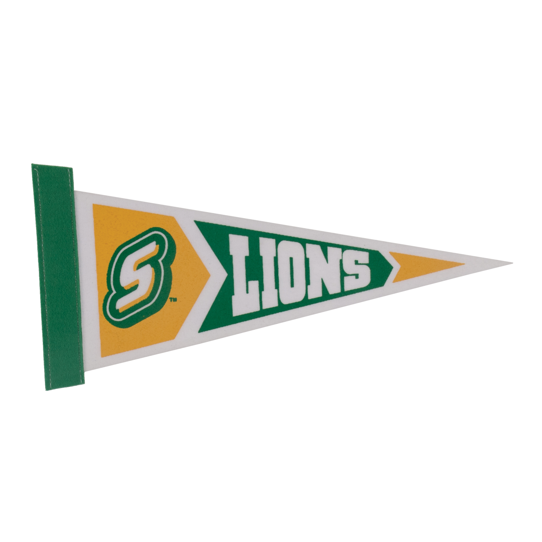 5" x 12" White Felt Pennant 9