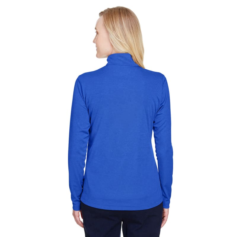 Team 365 Ladies' Zone Sonic Heather Performance Quarter-Zip 7